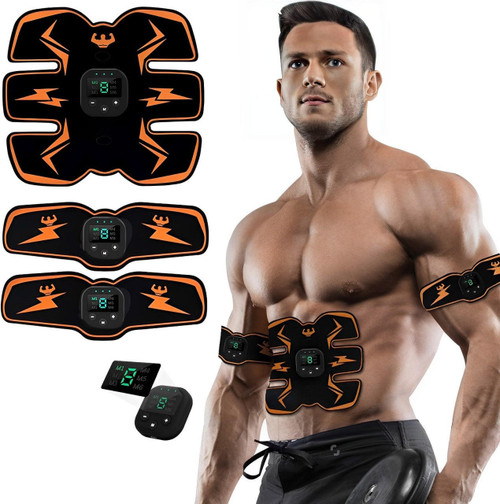 Électrostimulateur musculaire portable, 10 niveaux et 6 modes