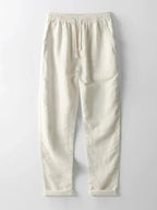 Ensemble homme chemise boutonnée et pantalon assorti, d'été