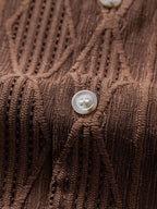 Ensemble homme chemise boutonnée et pantalon assorti, d'été