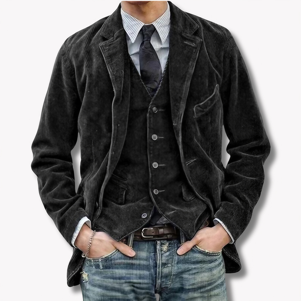 Ensemble blazer et gilet homme, quatre coloris, du S au 3XL