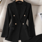 Ensemble blazer et pantalon femme, ou blazer seul, trois coloris