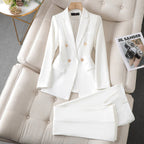 Ensemble blazer et pantalon femme, ou blazer seul, trois coloris
