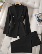Ensemble blazer et pantalon femme, ou blazer seul, trois coloris
