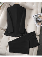 Ensemble blazer et pantalon femme, ou blazer seul, trois coloris