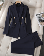 Ensemble blazer et pantalon femme, ou blazer seul, trois coloris