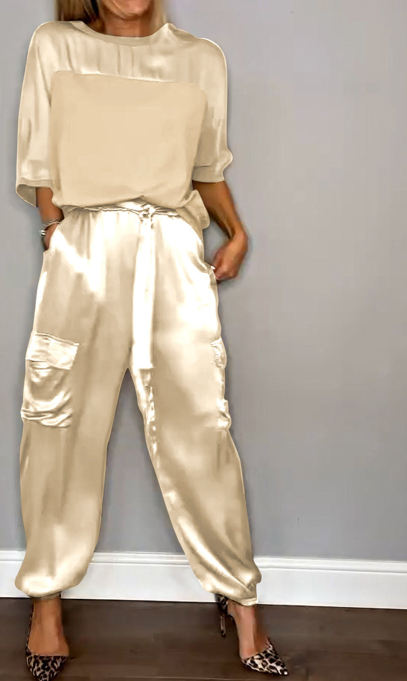 Ensemble deux pièces femme coordonné, dix coloris, du S au 5XL
