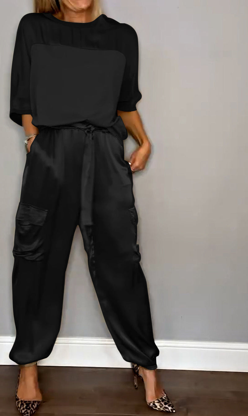 Ensemble deux pièces femme coordonné, dix coloris, du S au 5XL