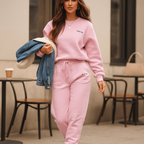 Ensemble détente femme en coton à capuche, six coloris