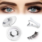 Faux cils magnétiques réutilisables sans colle, avec pince