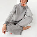 Ensemble de détente femme deux pièces gris, du S au 4XL, gris