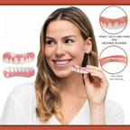 Prothèses dentaires souples en silicone, kit haut et bas