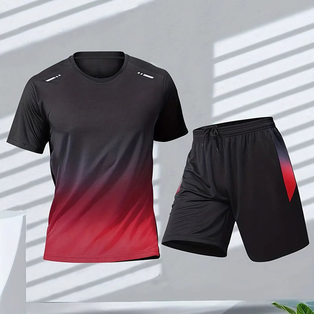 Ensemble de sport homme t-shirt et short, du XS au 4XL
