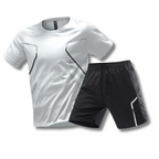 Ensemble de sport homme t-shirt et short, tennis et padel, blanc
