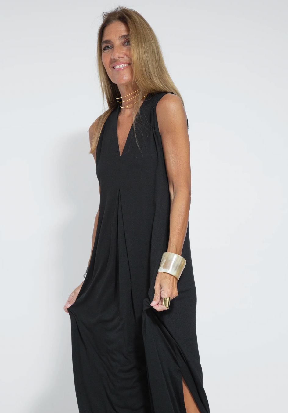 Ensemble femme robe longue et veste légère, ou robe seule