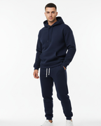 Ensemble jogging homme, sweat à capuche et pantalon, du XS au 4XL, bleu