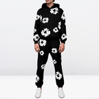 Survêtement mixte en coton, sweat à capuche et pantalon long