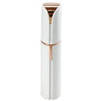 Épilateur visage compact à tête amovible, éclairage intégré, blanc