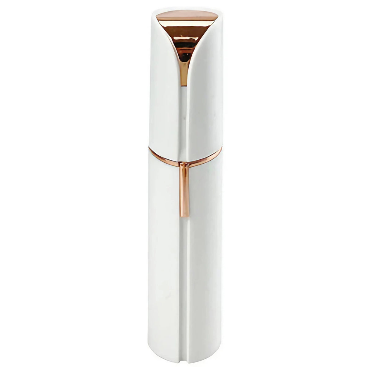 Épilateur visage compact à tête amovible, éclairage intégré, blanc