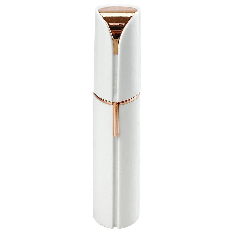 Épilateur visage électrique rechargeable à tête rotative, blanc