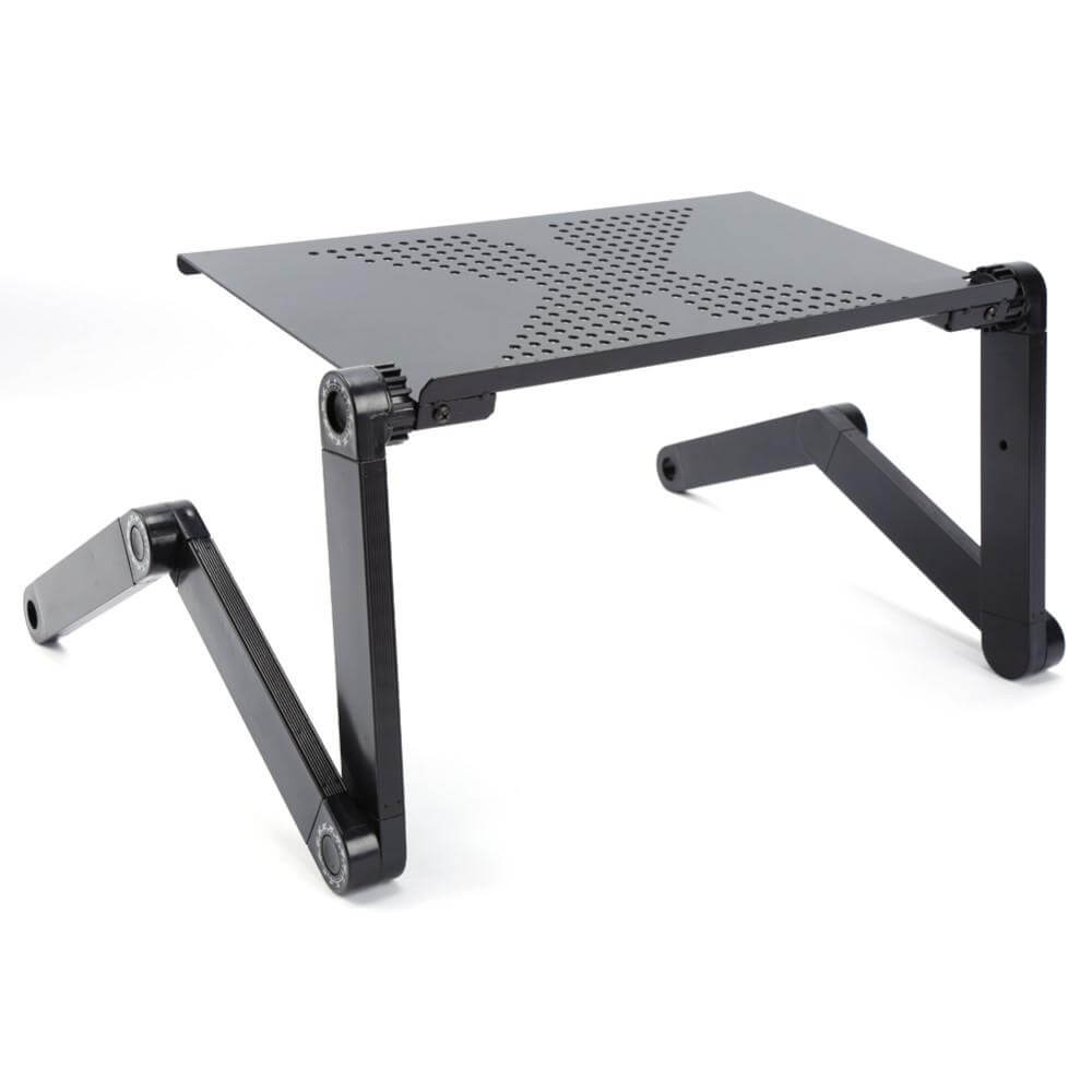 Support d'ordinateur portable réglable et pliable, en aluminium