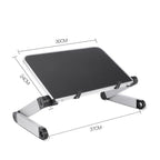 Support d'ordinateur portable réglable et pliable, en aluminium