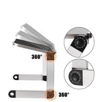 Support d'ordinateur portable réglable et pliable, en aluminium
