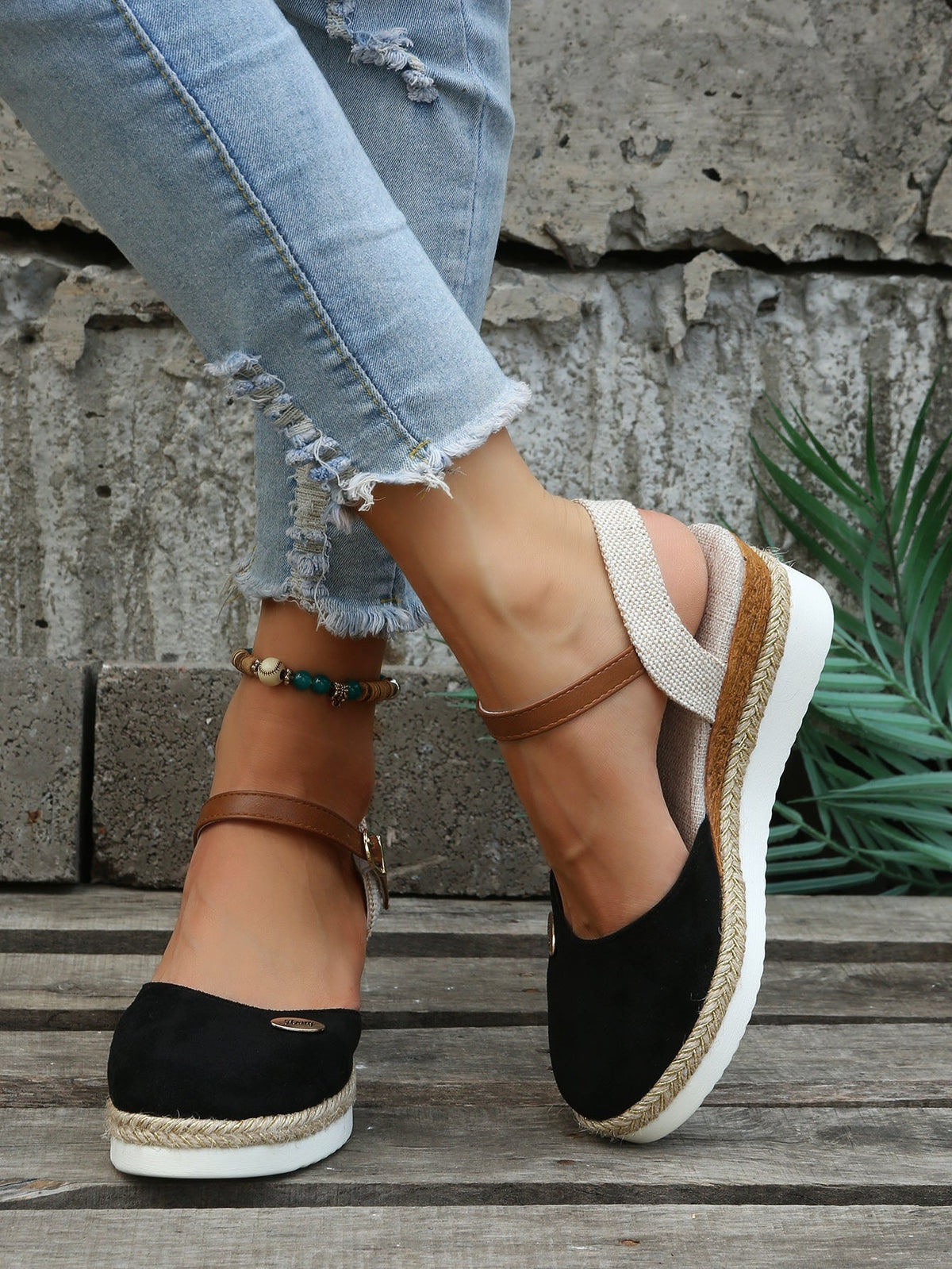 Espadrilles orthopédiques femme, semelle antidérapante