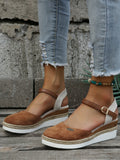 Espadrilles orthopédiques femme, semelle antidérapante, marron