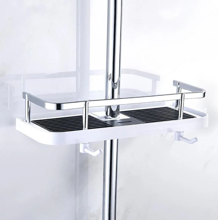 Étagère de douche sans perçage, gain de place