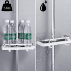 Étagère de douche sans perçage, gain de place