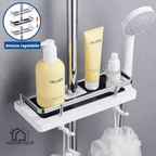 Étagère de douche sans perçage, anti-rouille