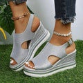 Sandales orthopédiques femme, semelle souple, six coloris, argenté brillant