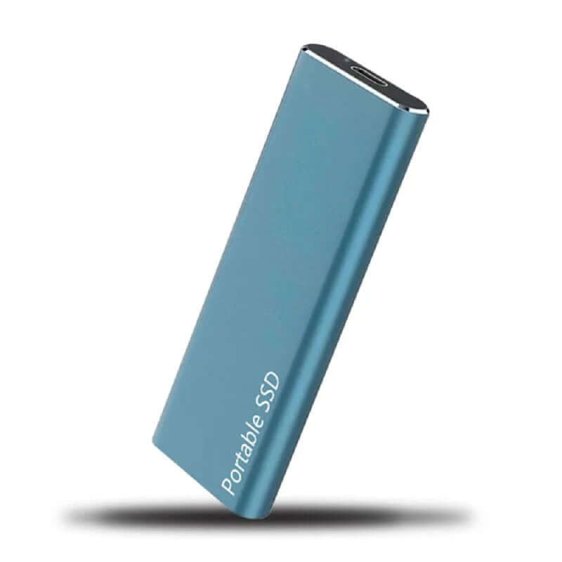 Disque externe USB-C 256 Go, compact, quatre coloris, bleu