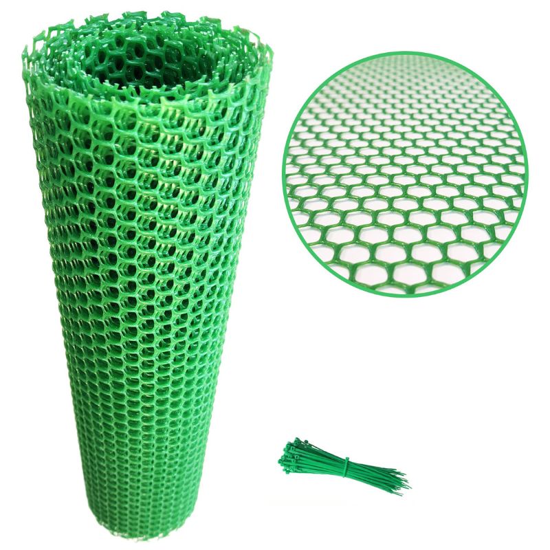 Filet de balcon pour chat, hauteur 40 cm, trois longueurs, vert