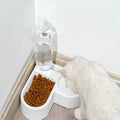 Fontaine à eau pour chat sans électricité, avec gamelle, 500 ml