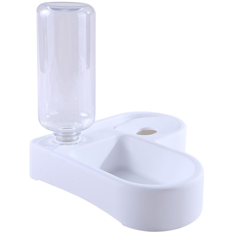 Fontaine à eau pour chat sans électricité, avec gamelle, 500 ml