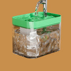 Fontaine à eau pour chat et chien avec filtre, 1,5 L, transparente
