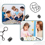 Jeu d'aimants de stratégie en famille, 20 pièces, version Noël