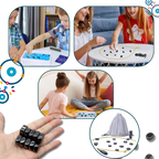 Jeu d'aimants de stratégie en famille, 20 pièces, version Noël