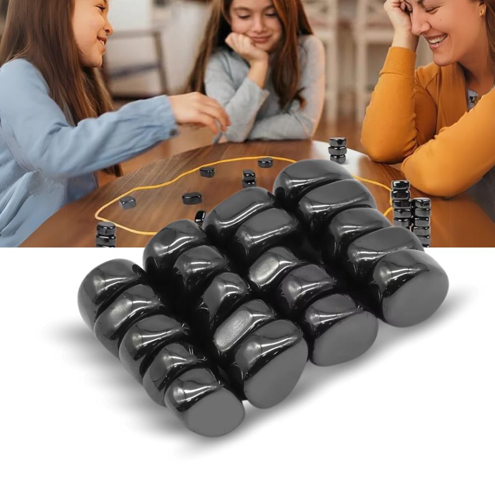 Jeu d'aimants de stratégie en famille, 20 pièces, version Noël