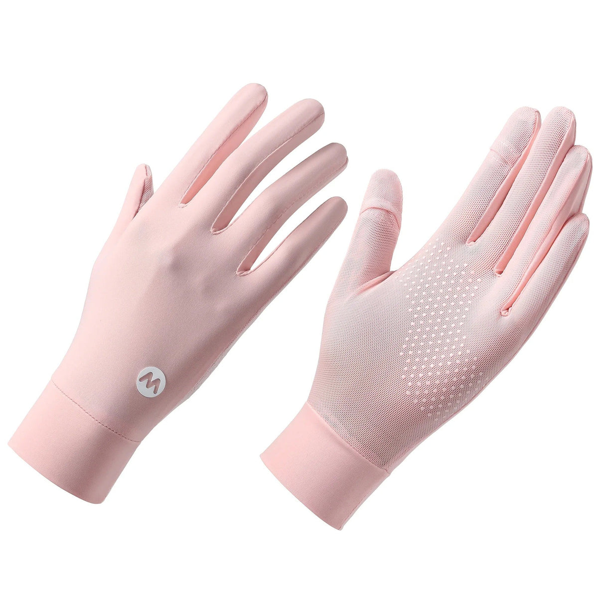 Gants anti-UV femme UPF50+, compatibles écran tactile, rose