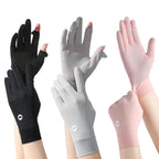Gants anti-UV femme UPF50+, compatibles écran tactile