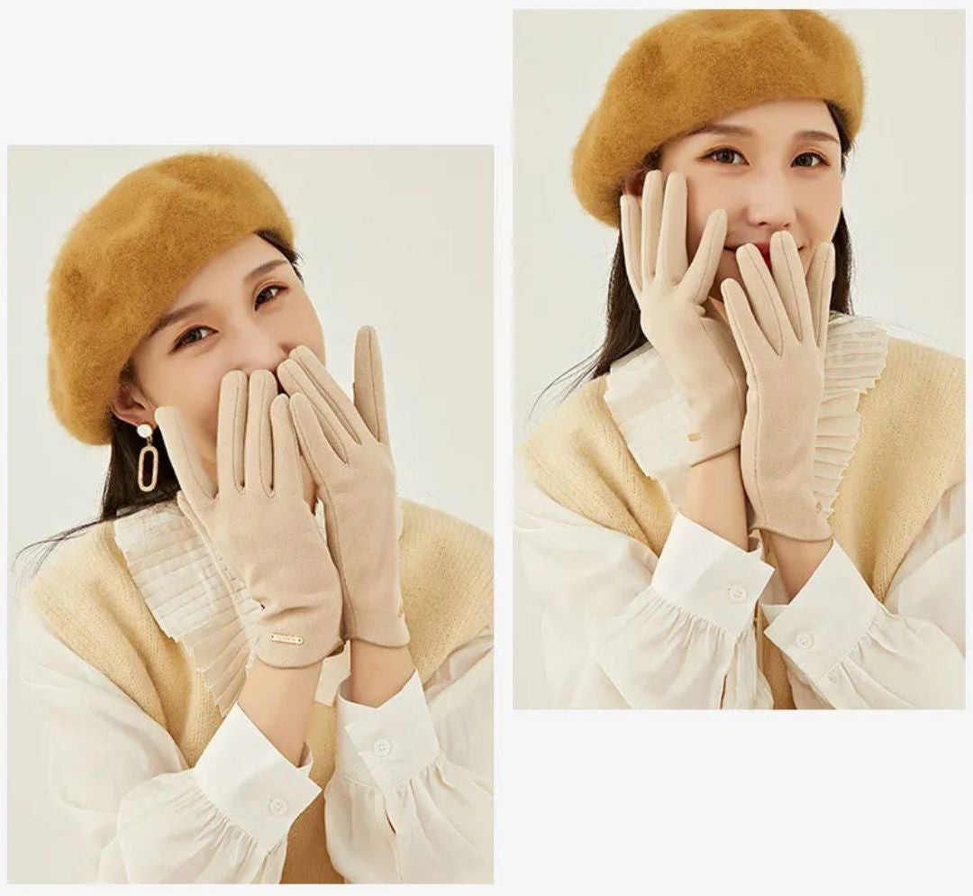 Gants tactiles femme pour l'hiver, six coloris