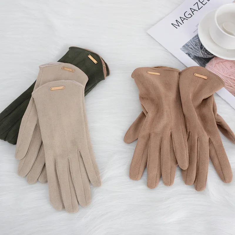 Gants tactiles femme pour l'hiver, six coloris