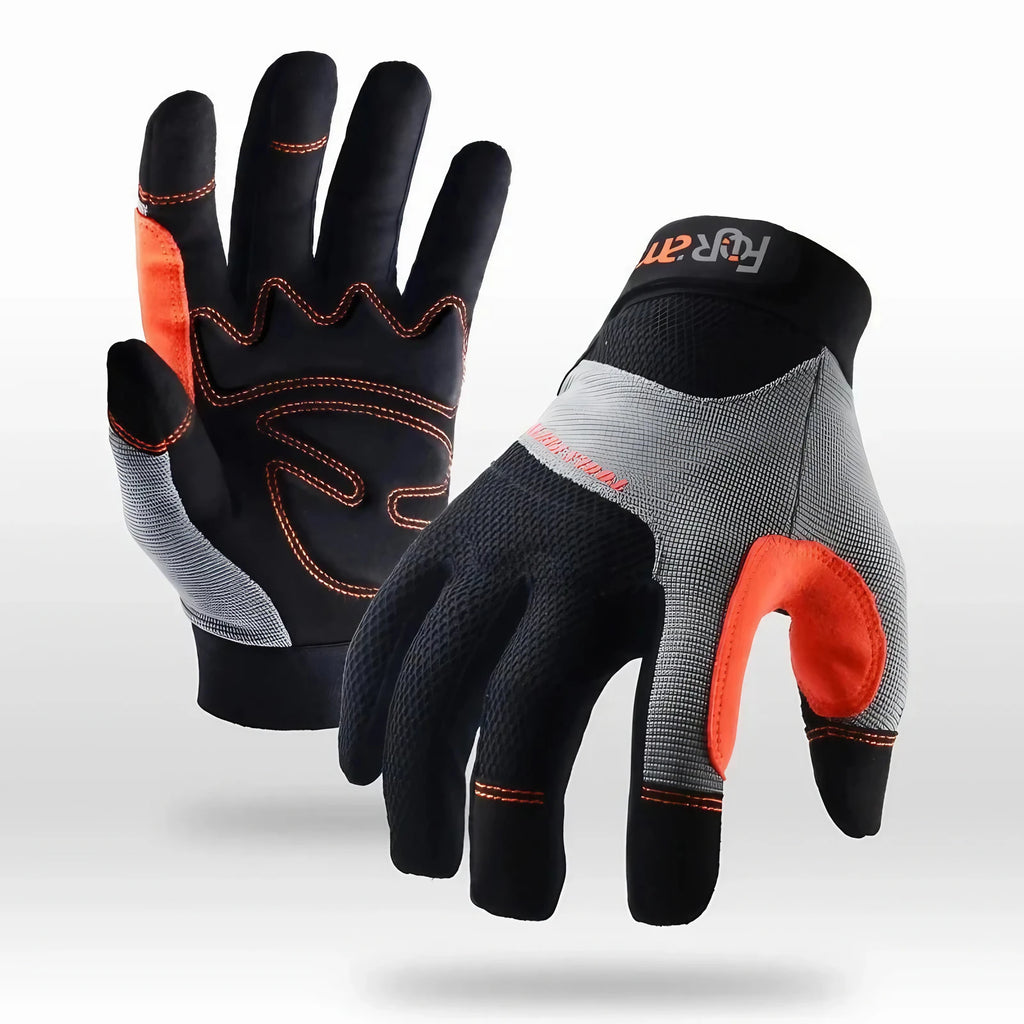 Gants de protection mixtes tactiles, paume similicuir 0,7 mm