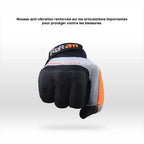 Gants de protection mixtes tactiles, paume similicuir 0,7 mm