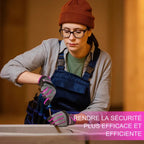 Gants de travail femme tactiles et respirants, du S au L