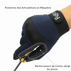 Gants de travail mixtes respirants, compatibles écran tactile