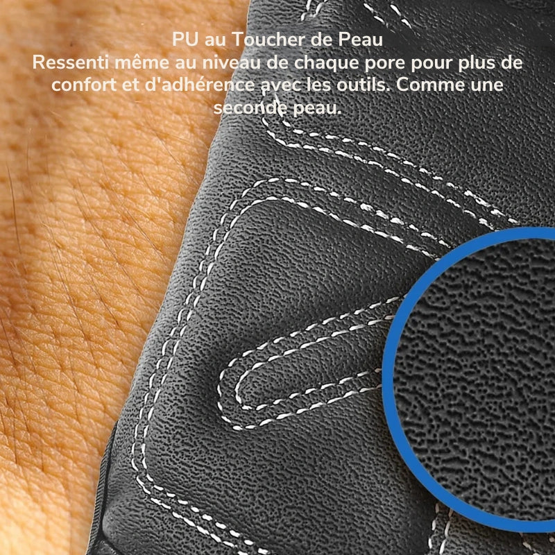 Gants de travail mixtes respirants, compatibles écran tactile