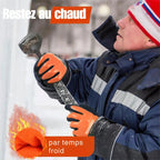 Gants de travail d'hiver imperméables, doublure isolante